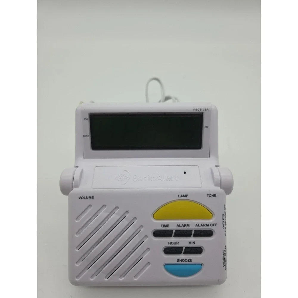 Sonic Alert SB-1000 Sonic Boom Alarm Clock  Deep Sleepers Alarm Only No Shaker